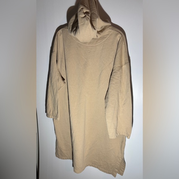 Women’s Tan Hoodie dress - Picture 3 of 3